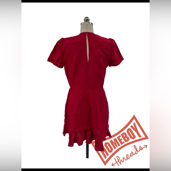 Reformation Scarlet Tie-Front Blouse - Picture 2 of 3